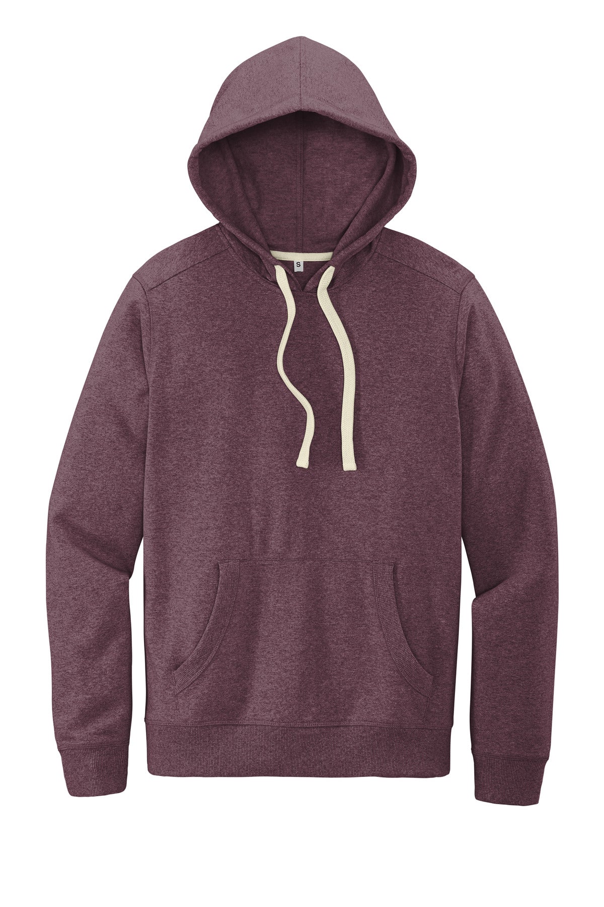 District Re-FleeceHoodie DT8100 Maroon Heather