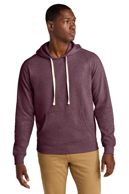 District Re-FleeceHoodie DT8100 Maroon Heather