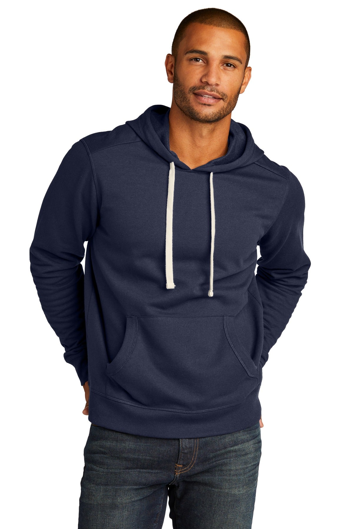 District Re-FleeceHoodie DT8100 True Navy