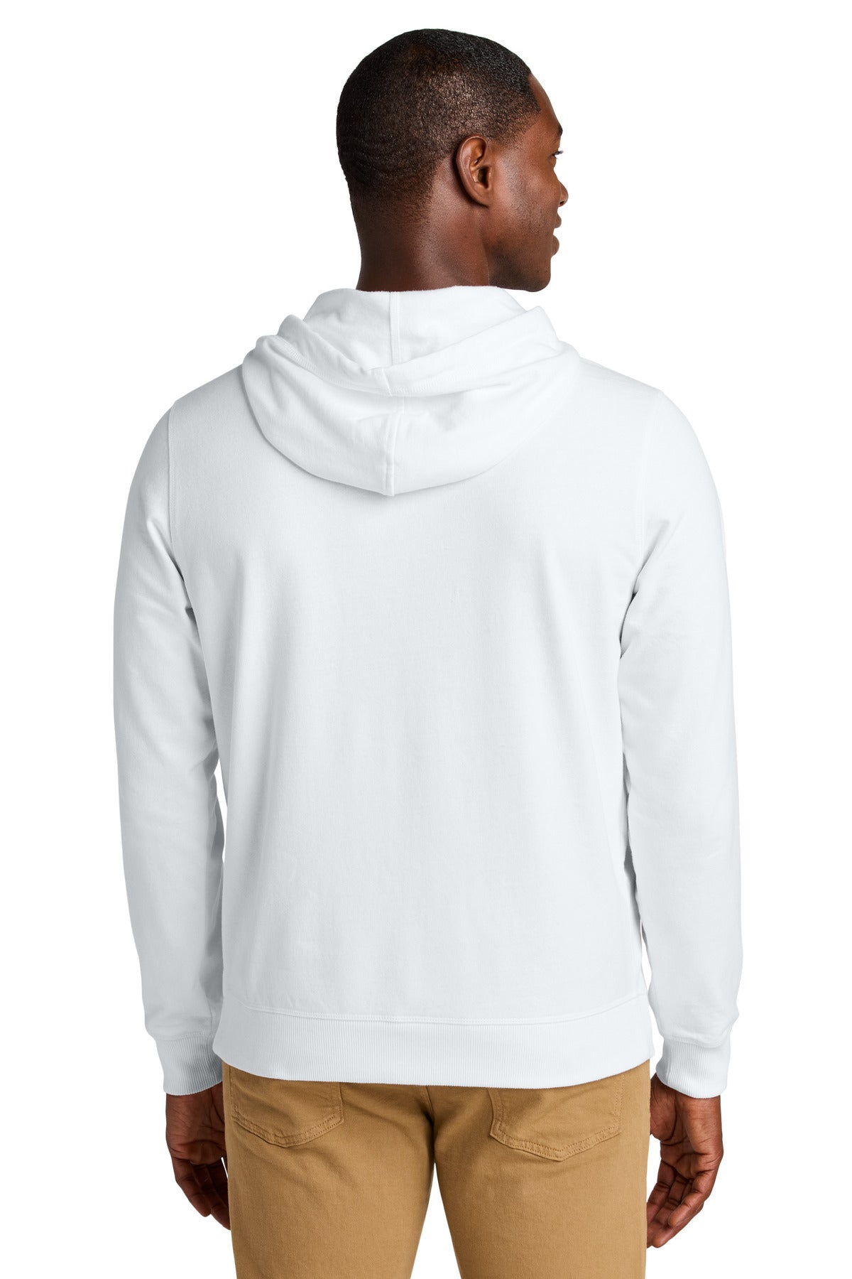 District Re-FleeceHoodie DT8100 White