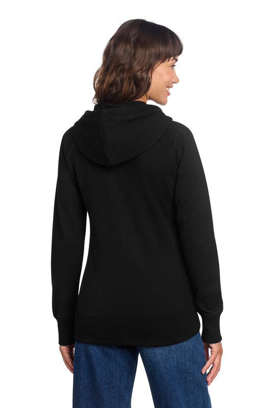District Women's Re-Fleece Hoodie DT8101 Black