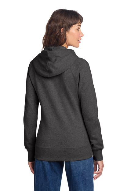District Women's Re-Fleece Hoodie DT8101 Charcoal Heather