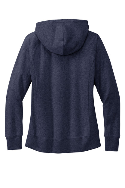 District Women's Re-Fleece Hoodie DT8101 Heathered Navy