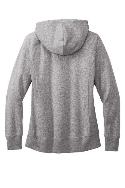 District Women's Re-Fleece Hoodie DT8101 Light Heather Grey
