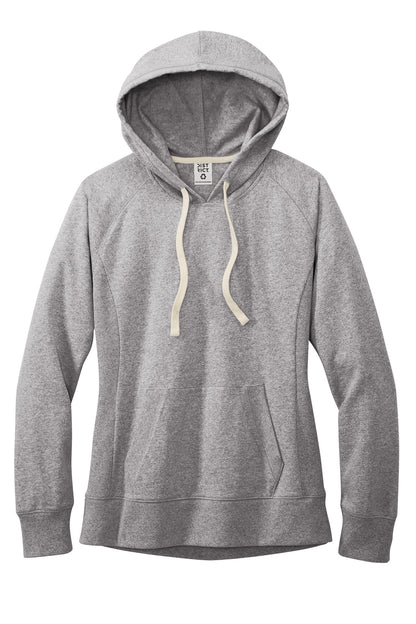 District Women's Re-Fleece Hoodie DT8101 Light Heather Grey