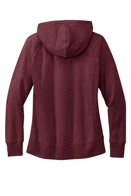 District Women's Re-Fleece Hoodie DT8101 Maroon Heather