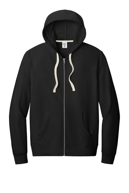 District Re-FleeceFull-Zip Hoodie DT8102 Black