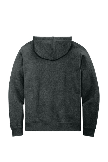 District Re-FleeceFull-Zip Hoodie DT8102 Charcoal Heather