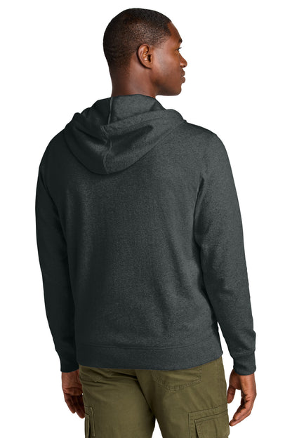 District Re-FleeceFull-Zip Hoodie DT8102 Charcoal Heather