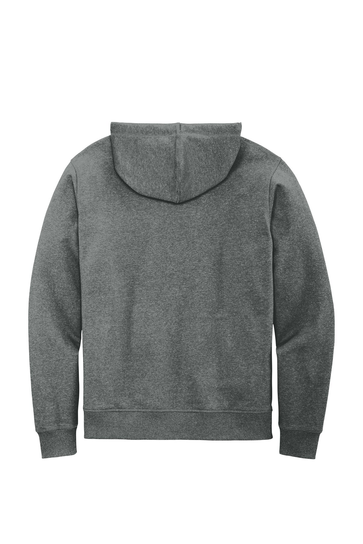 District Re-FleeceFull-Zip Hoodie DT8102 Deep Grey Heather