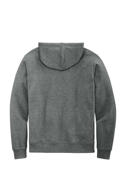 District Re-FleeceFull-Zip Hoodie DT8102 Deep Grey Heather