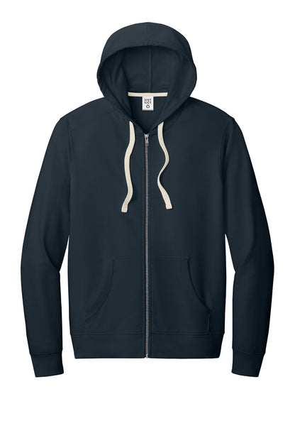 District Re-FleeceFull-Zip Hoodie DT8102 True Navy
