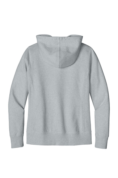District Women's Re-FleeceFull-Zip Hoodie DT8103 Light Heather Grey