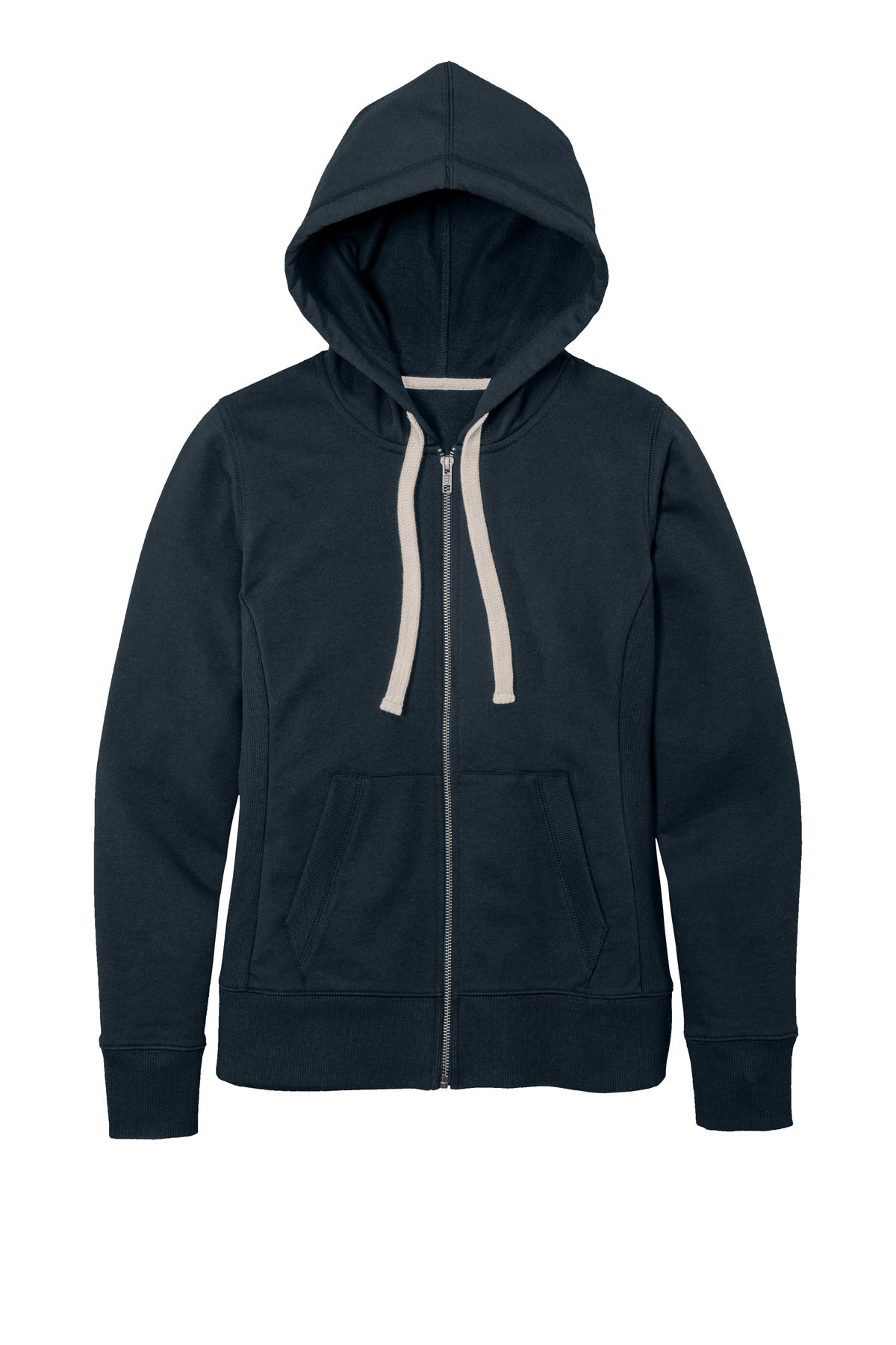 District Women's Re-FleeceFull-Zip Hoodie DT8103 True Navy