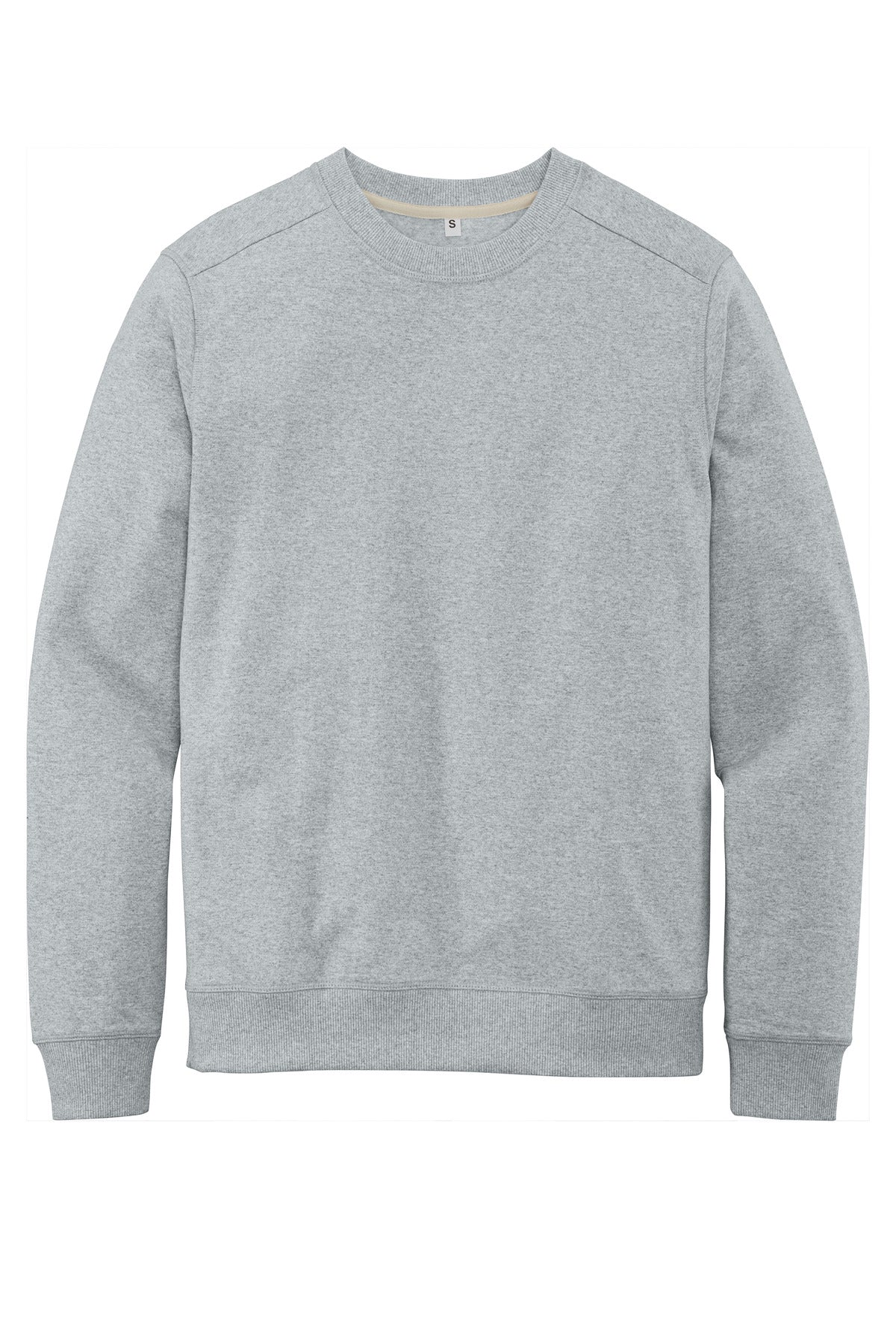 District Re-FleeceCrew DT8104 Light Heather Grey