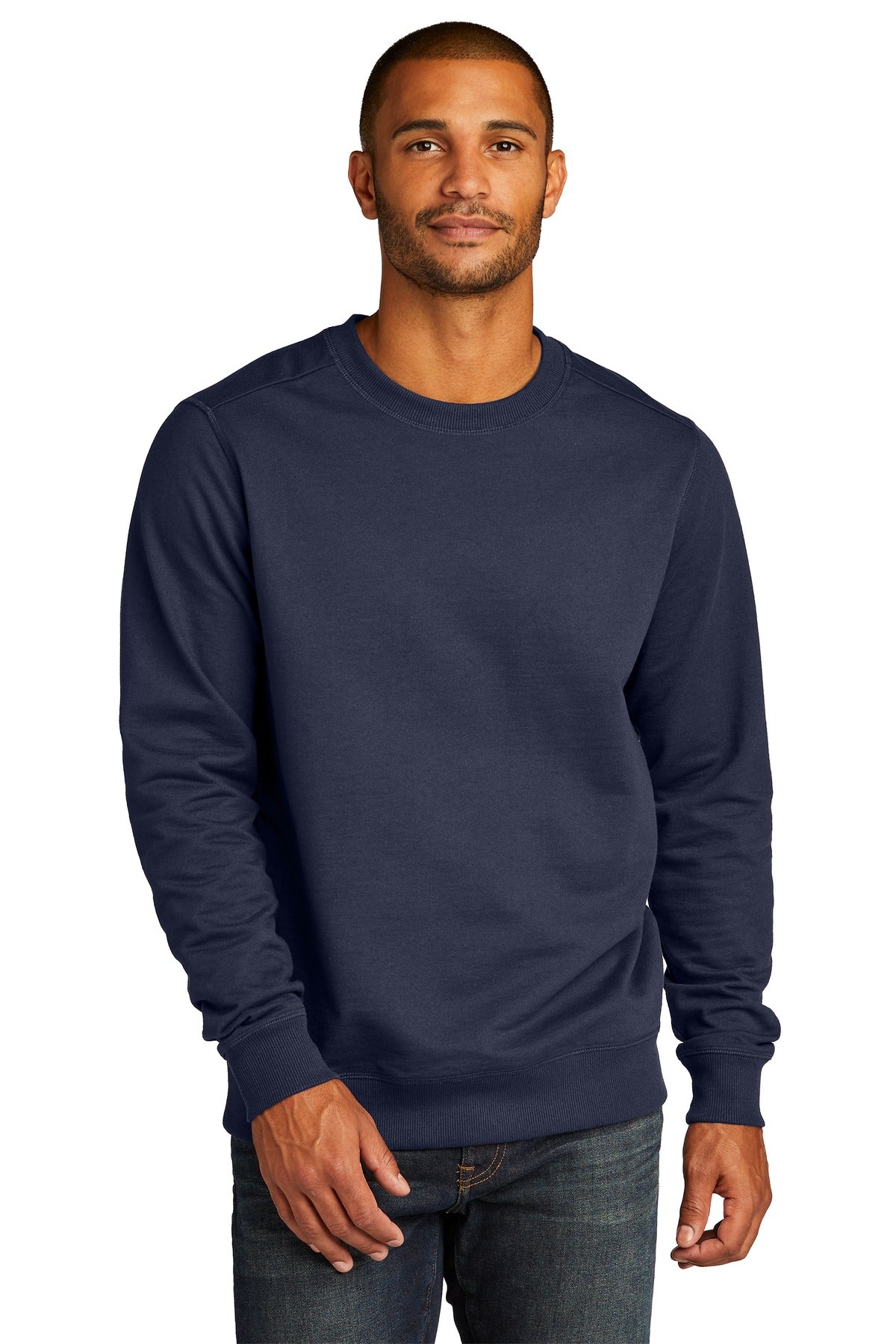 District Re-FleeceCrew DT8104 True Navy