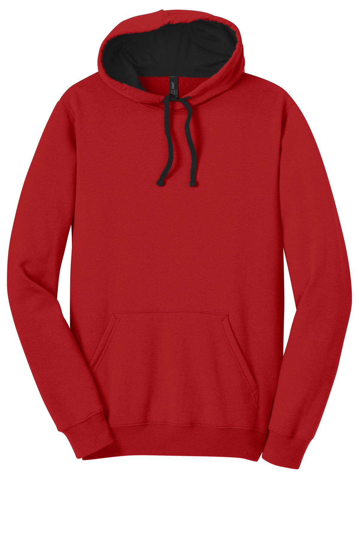 District The Concert Fleece Hoodie DT810 New Red