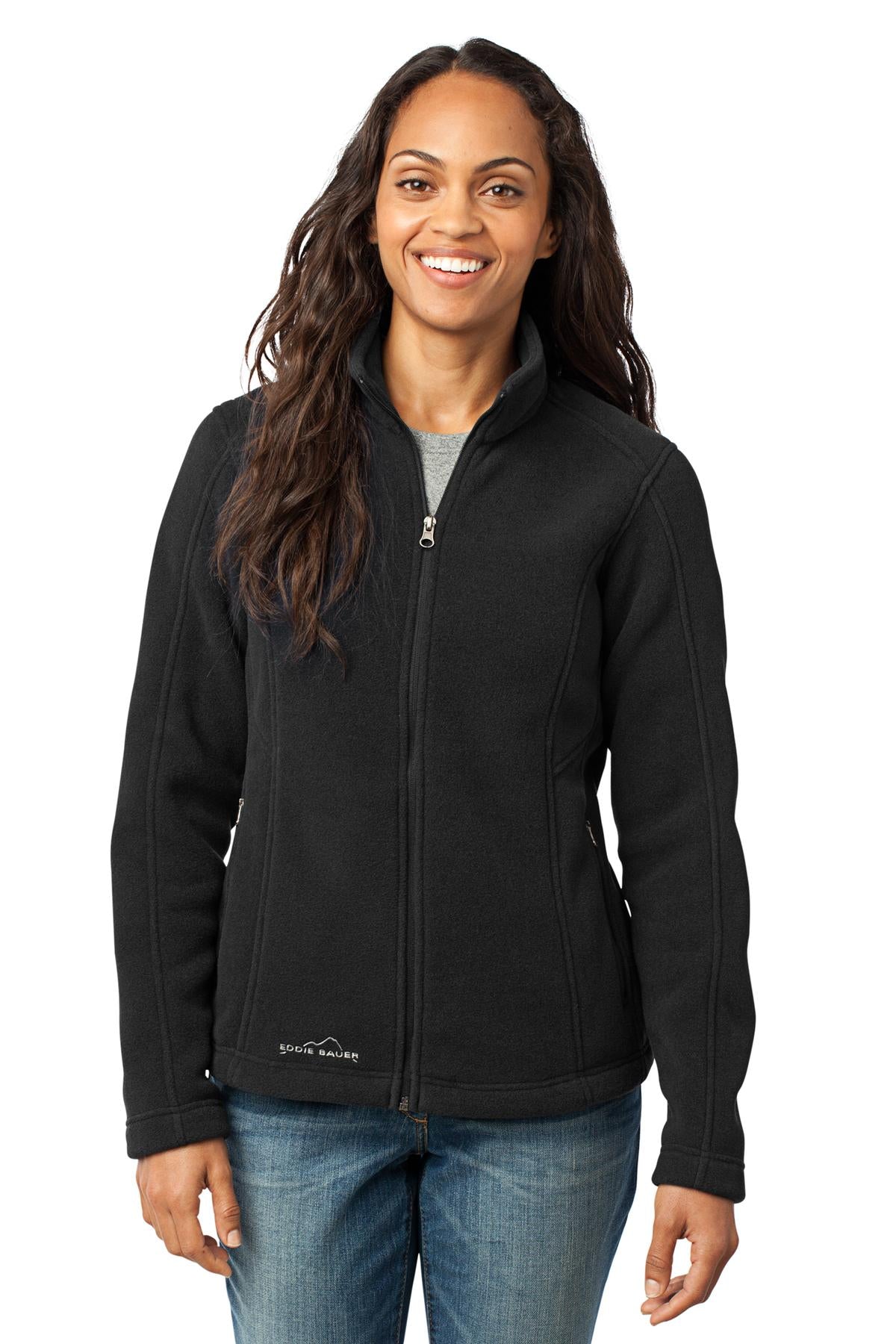 Eddie Bauer Women's Full-Zip Fleece Jacket. EB201 Black