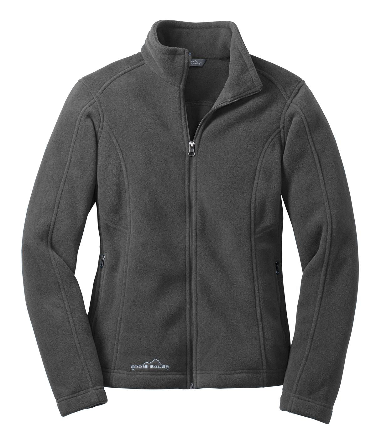 Eddie Bauer Women's Full-Zip Fleece Jacket. EB201 Grey Steel