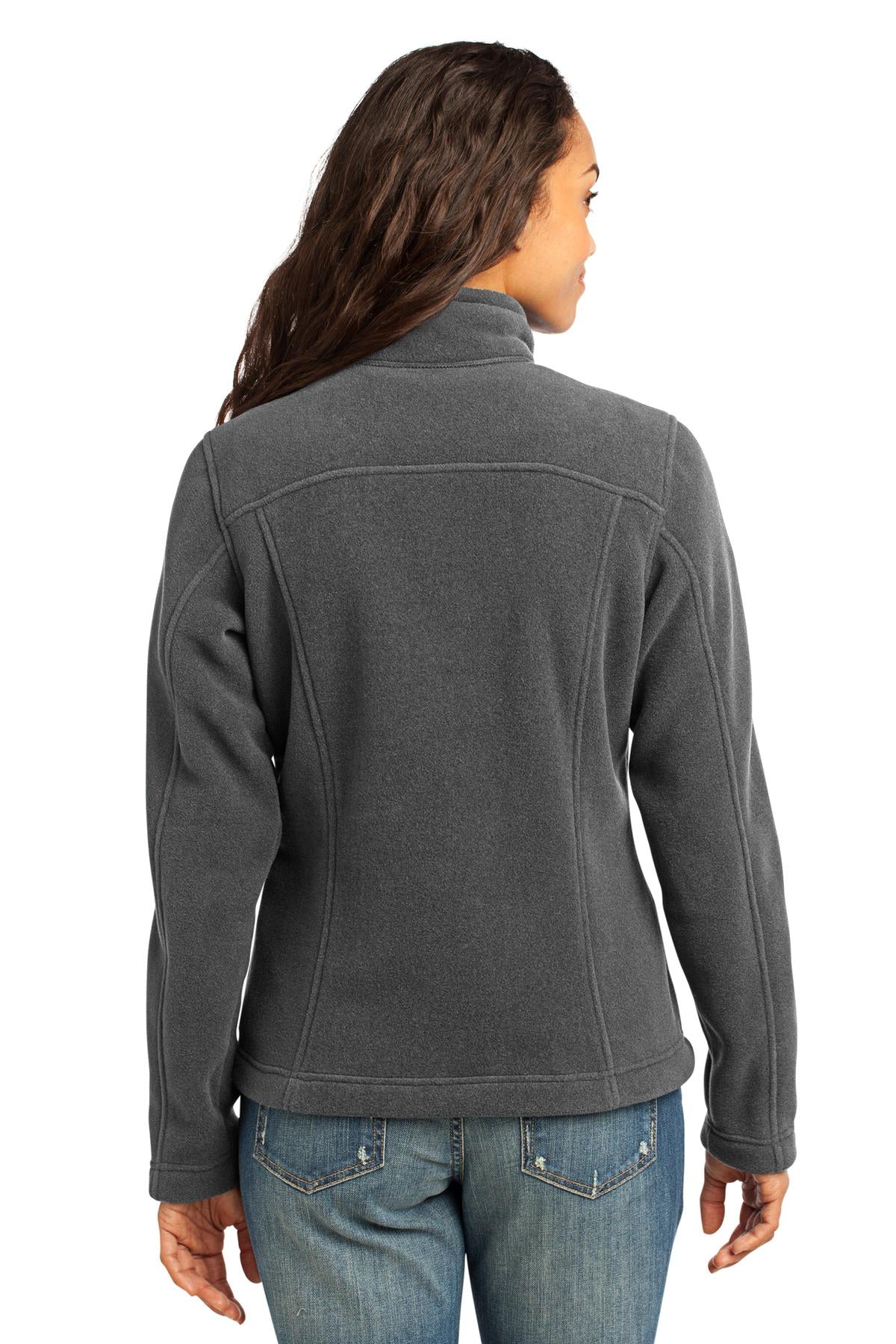 Eddie Bauer Women's Full-Zip Fleece Jacket. EB201 Grey Steel