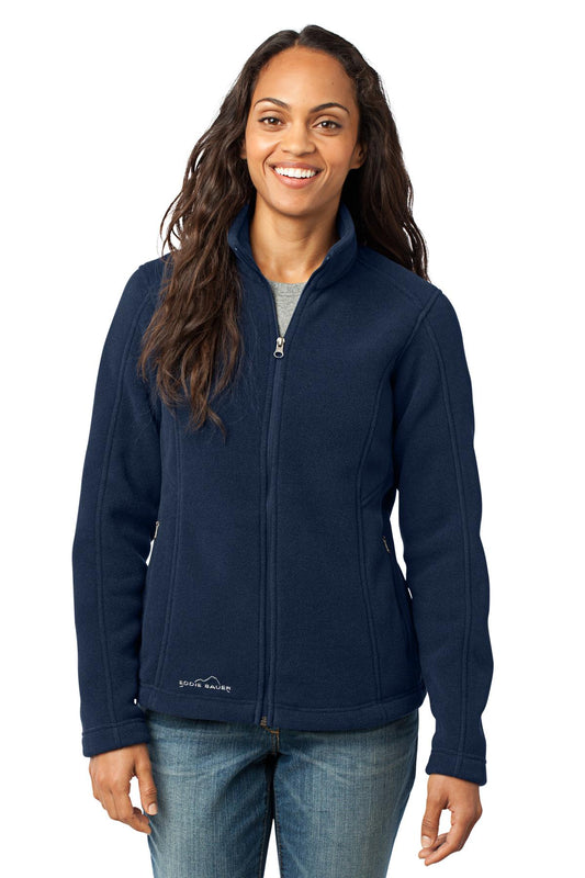 Eddie Bauer Women's Full-Zip Fleece Jacket. EB201 River Blue Navy