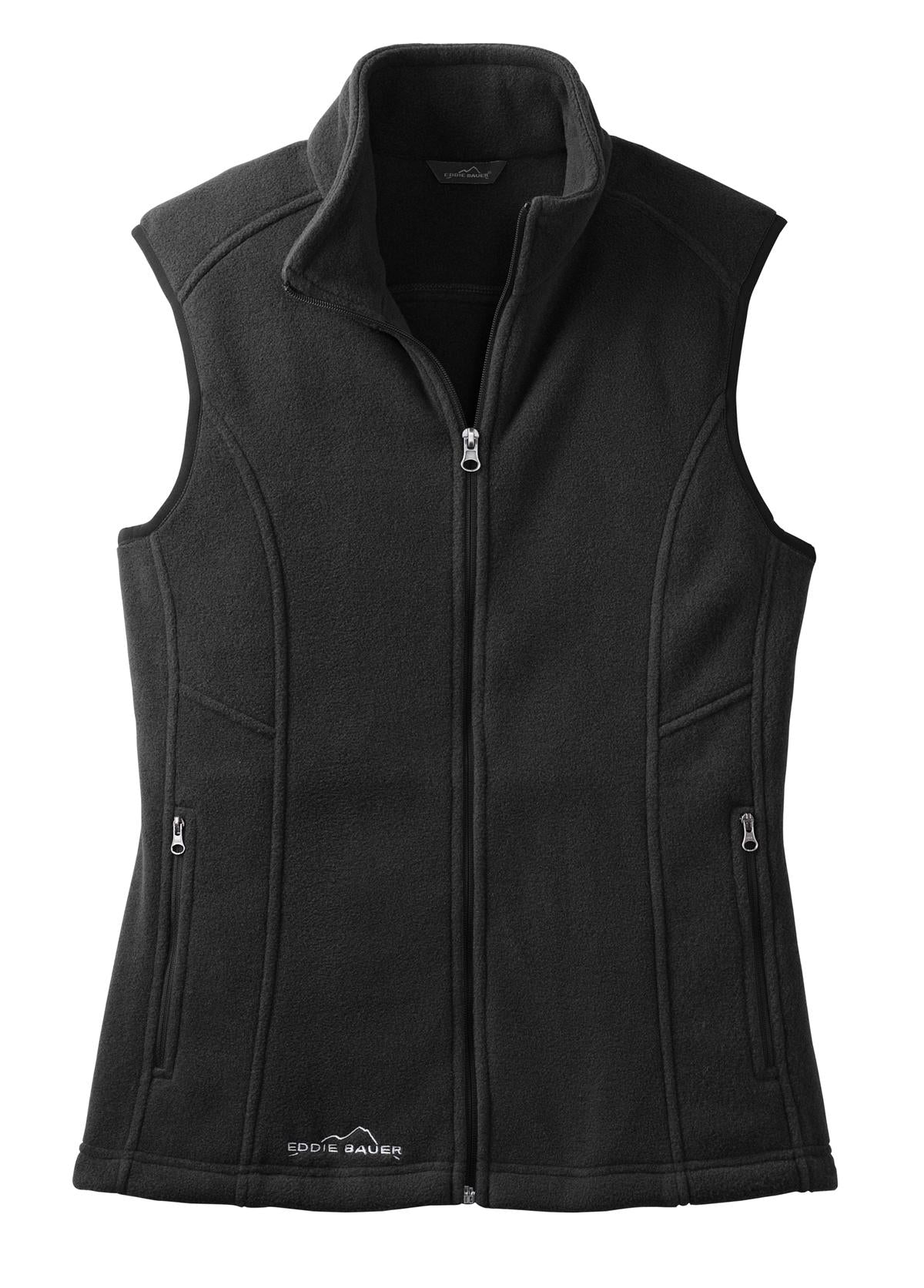 Eddie Bauer Women's Fleece Vest. EB205 Black