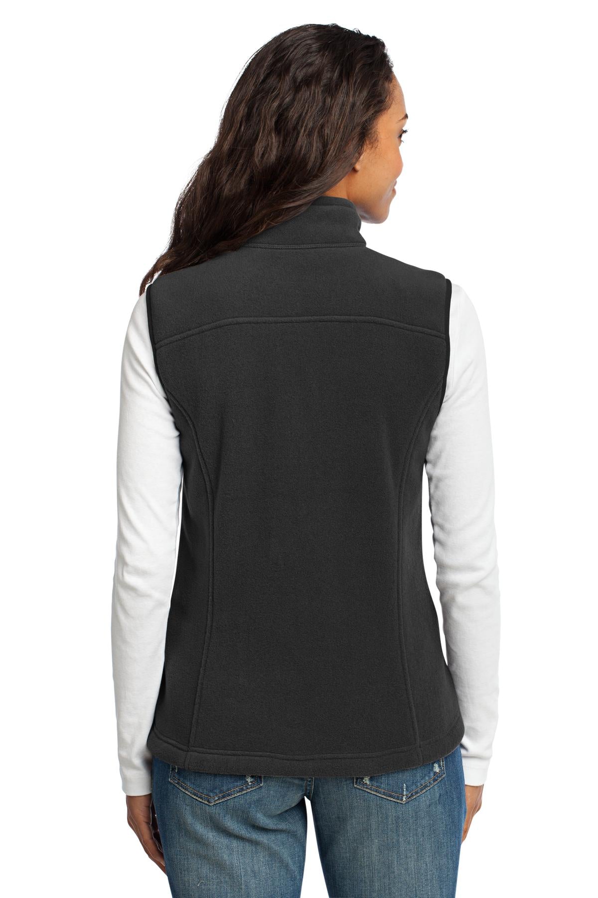 Eddie Bauer Women's Fleece Vest. EB205 Black