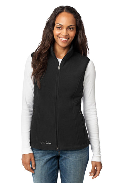 Eddie Bauer Women's Fleece Vest. EB205 Black