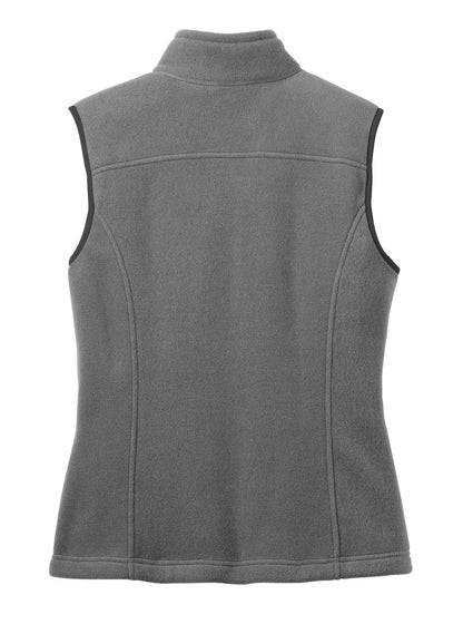 Eddie Bauer Women's Fleece Vest. EB205 Grey Steel
