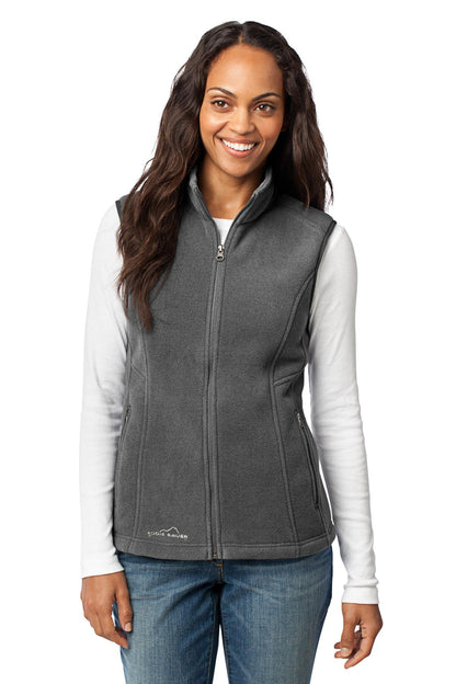 Eddie Bauer Women's Fleece Vest. EB205 Grey Steel