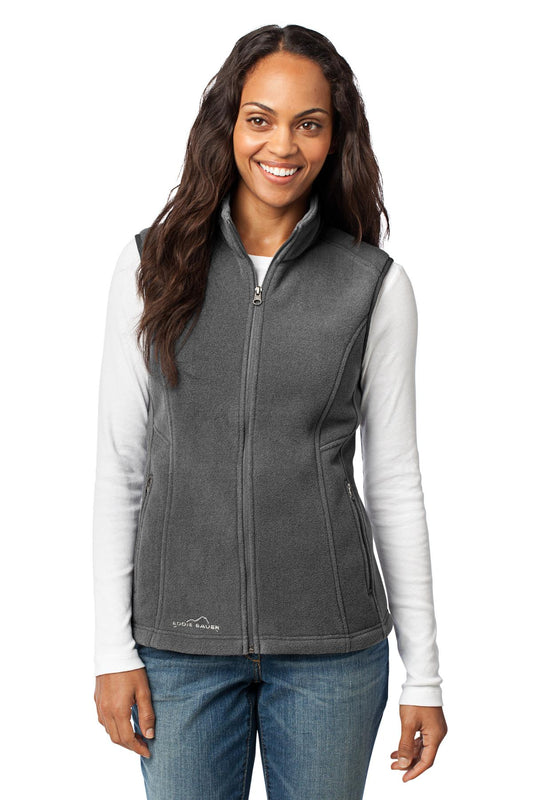 Eddie Bauer Women's Fleece Vest. EB205 Grey Steel