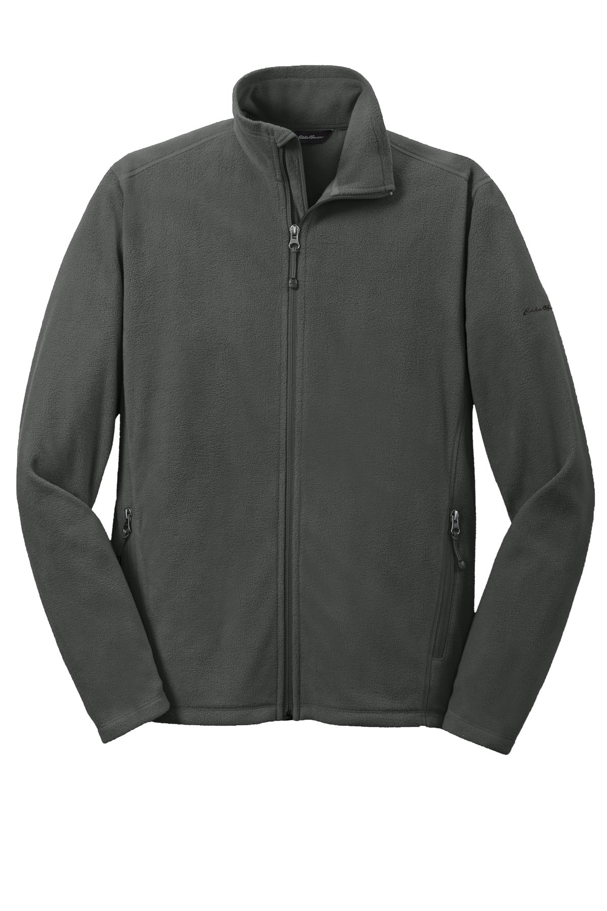 Eddie Bauer Full-Zip Microfleece Jacket. EB224 Grey Steel
