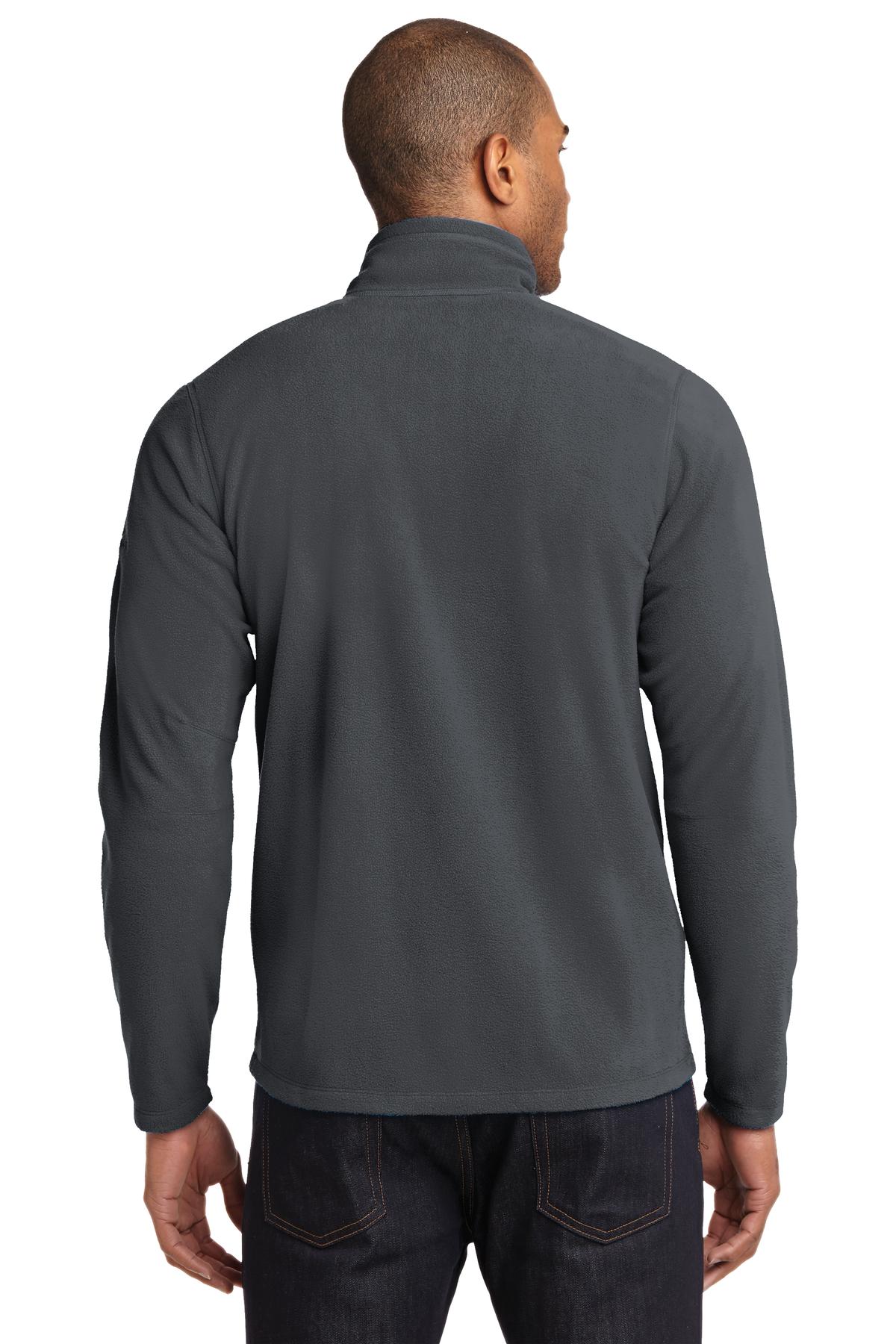 Eddie Bauer Full-Zip Microfleece Jacket. EB224 Grey Steel