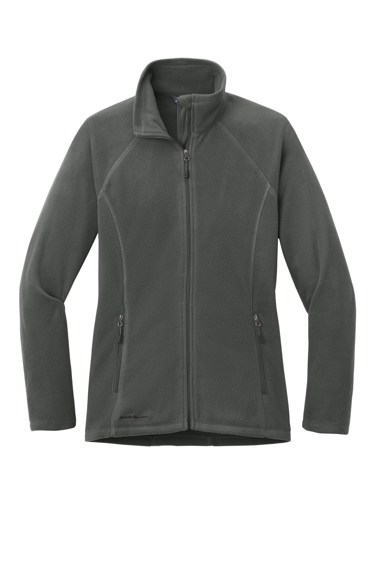 Eddie Bauer Women's Full-Zip Microfleece Jacket. EB225 Grey Steel