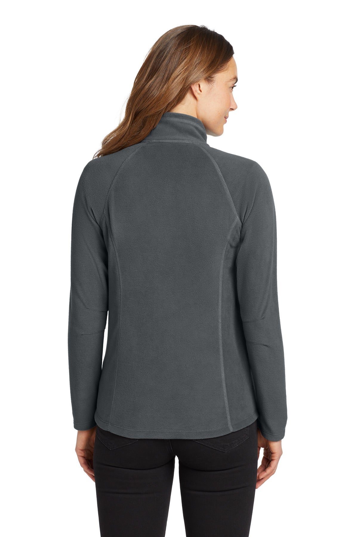 Eddie Bauer Women's Full-Zip Microfleece Jacket. EB225 Grey Steel