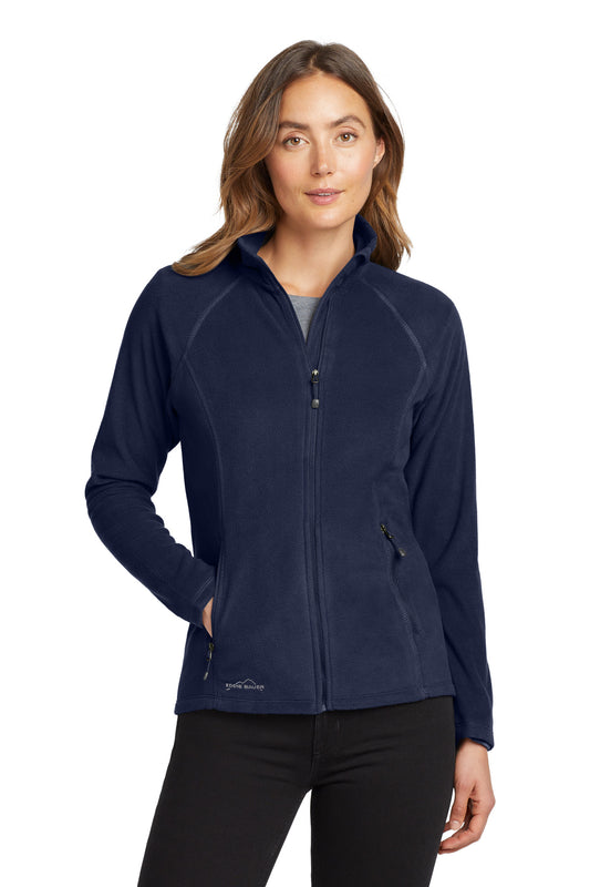 Eddie Bauer Women's Full-Zip Microfleece Jacket. EB225 Navy