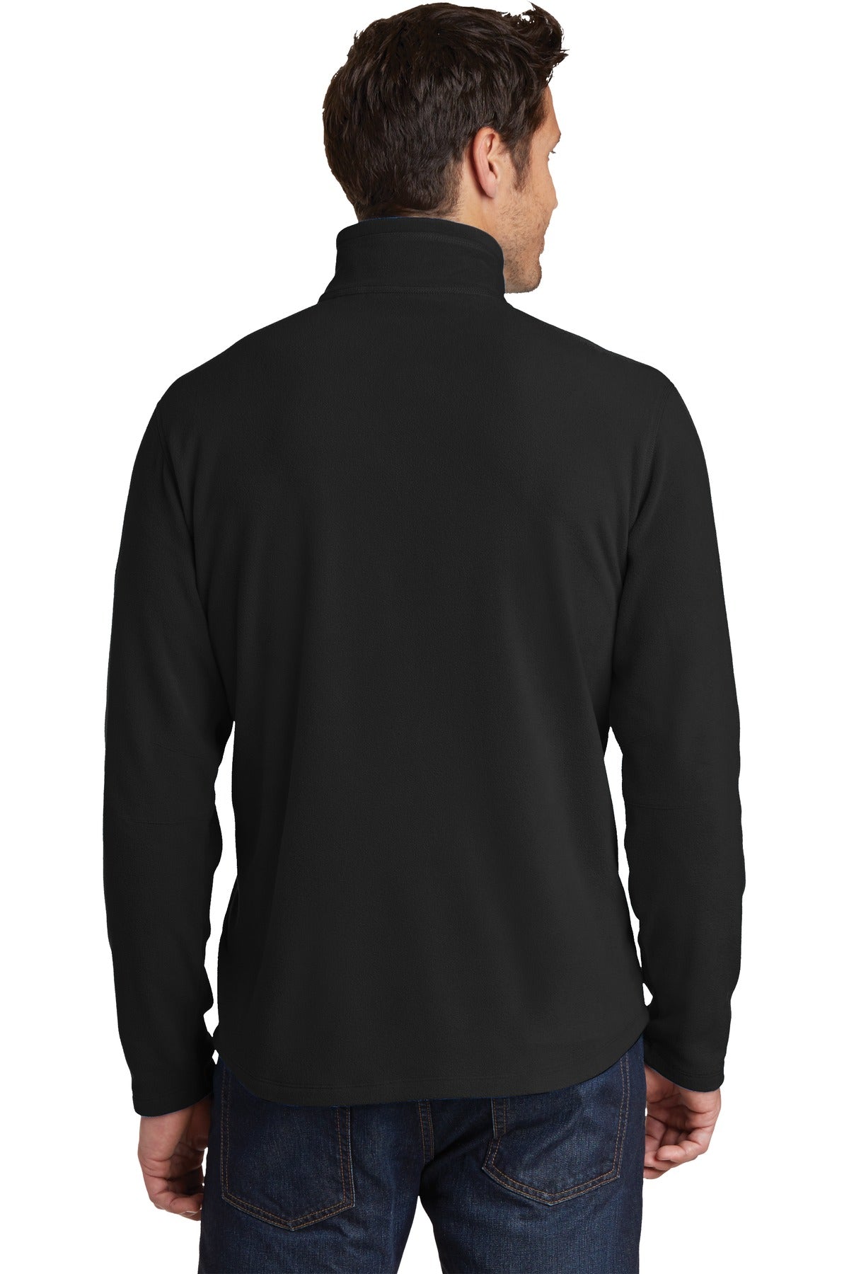Eddie Bauer1/2-Zip Microfleece Jacket. EB226 Black