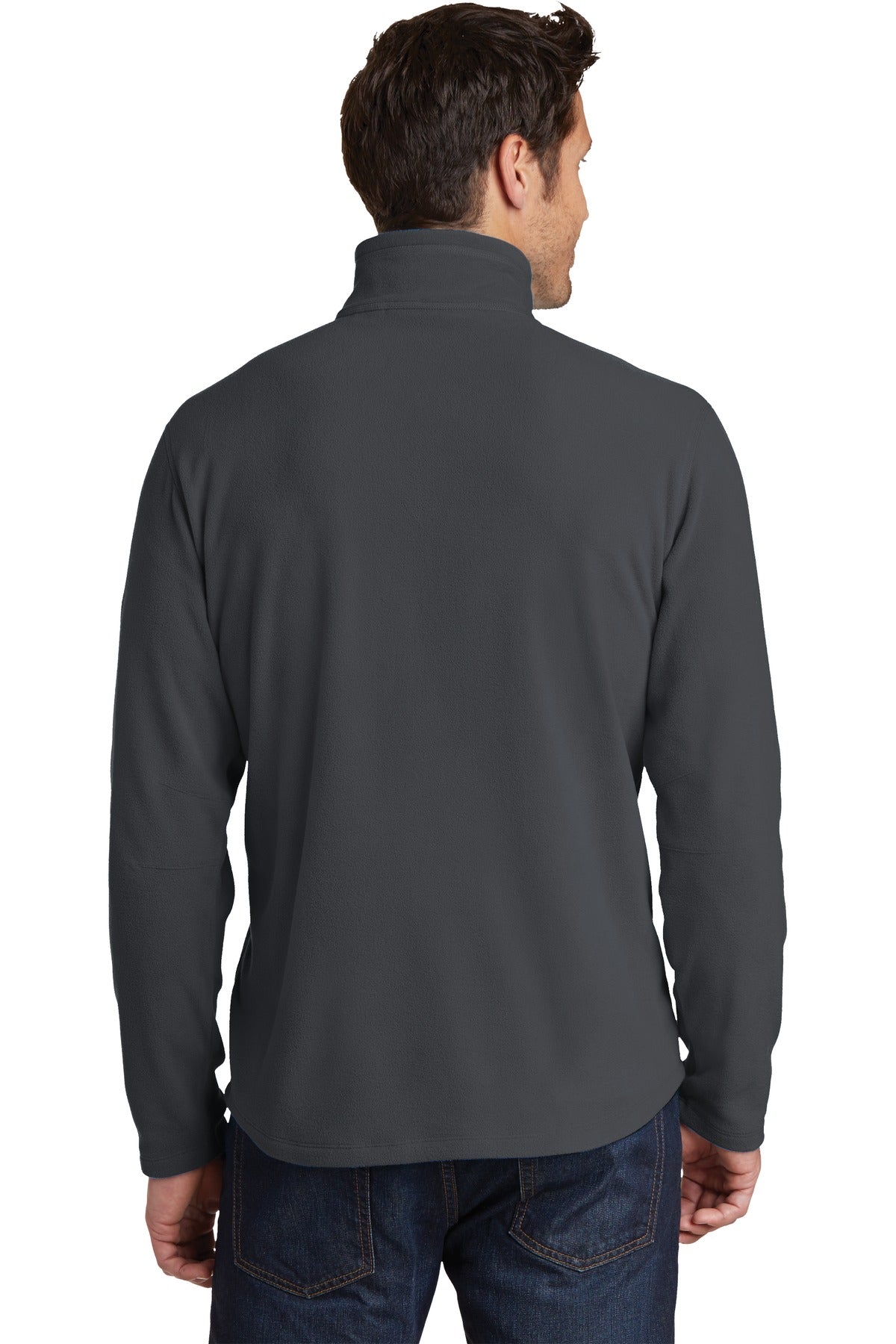 Eddie Bauer1/2-Zip Microfleece Jacket. EB226 Grey Steel