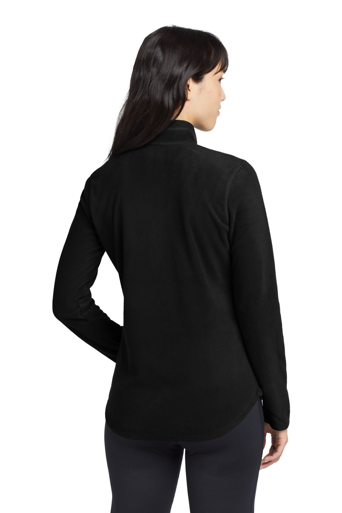 Eddie Bauer Women's 1/2-Zip Microfleece Jacket EB227 Black