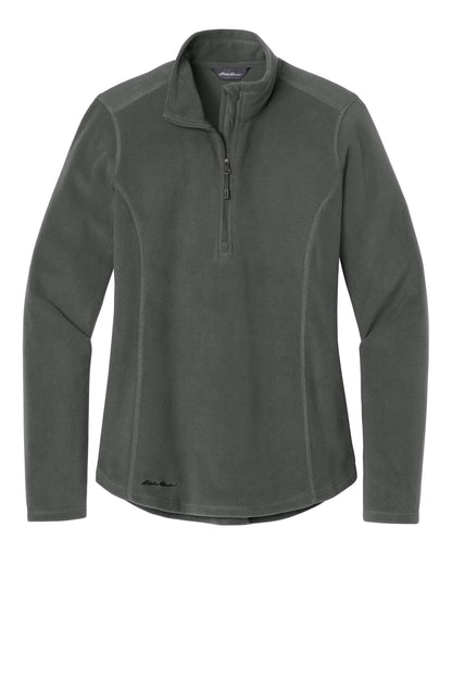 Eddie Bauer Women's 1/2-Zip Microfleece Jacket EB227 Grey Steel