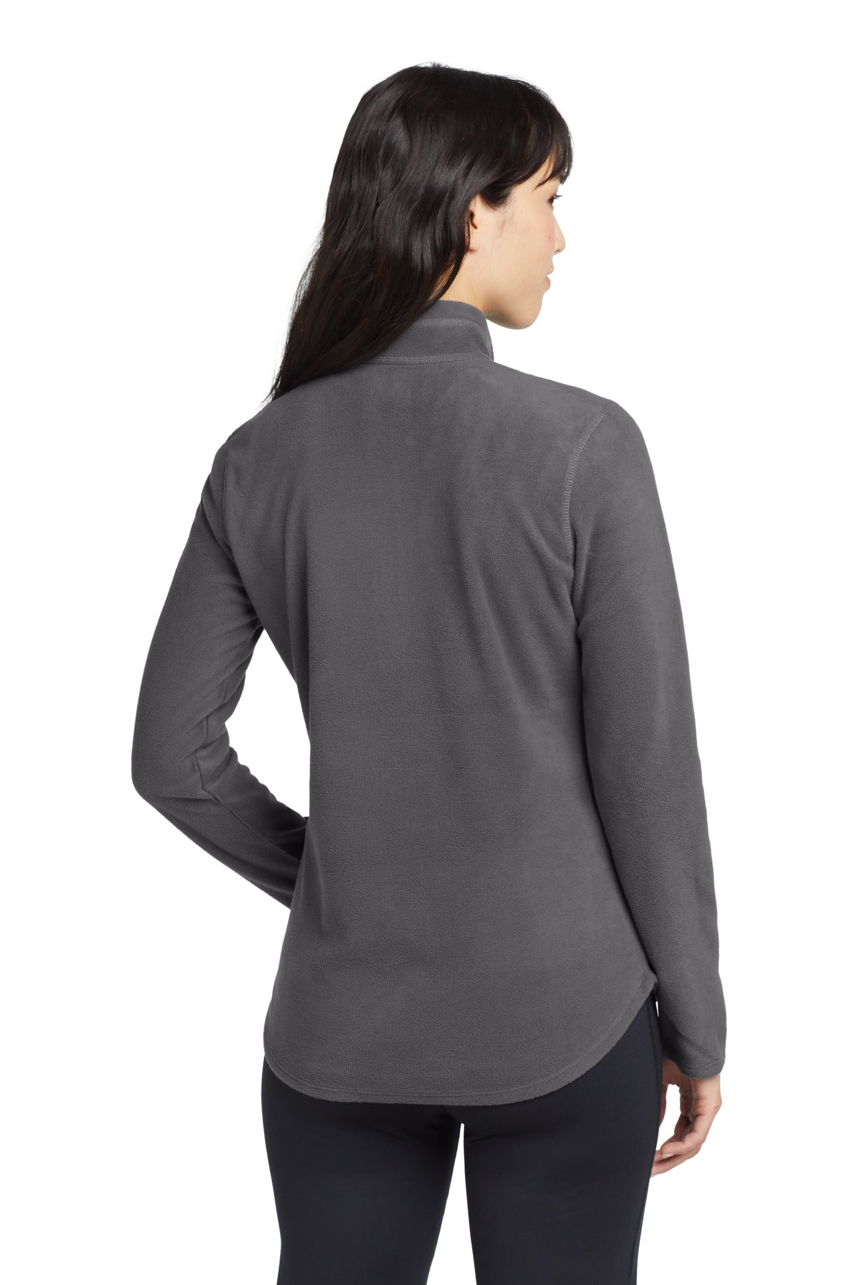 Eddie Bauer Women's 1/2-Zip Microfleece Jacket EB227 Grey Steel