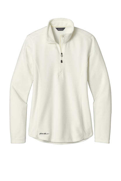 Eddie Bauer Women's 1/2-Zip Microfleece Jacket EB227 Ivory