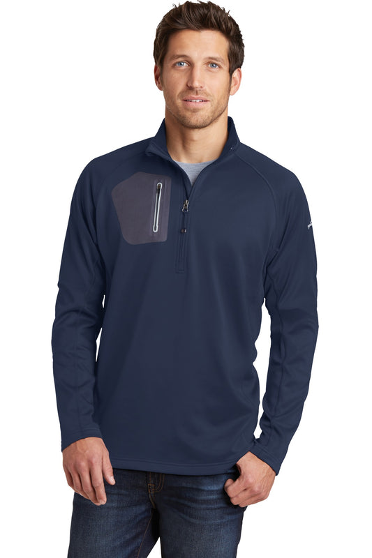 Eddie Bauer 1/2-Zip Performance Fleece. EB234 River Blue Navy
