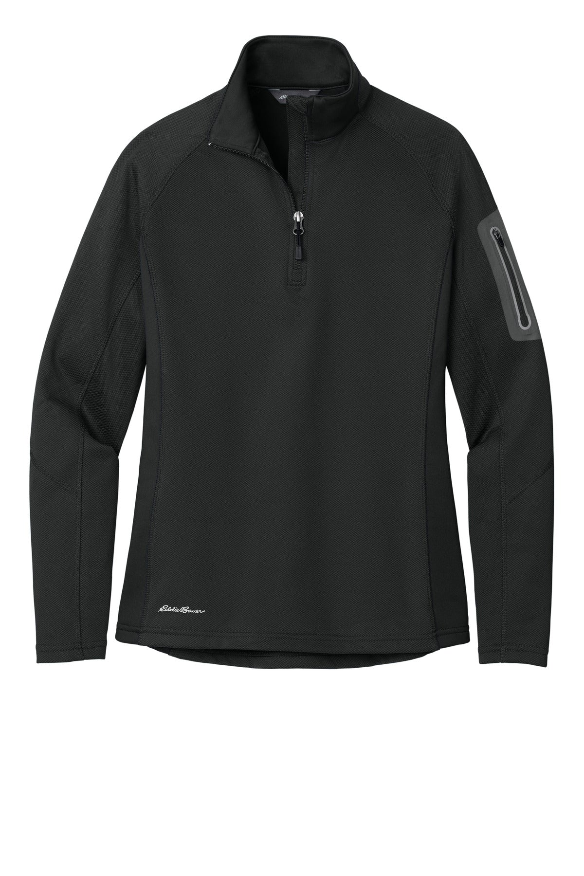 Eddie Bauer Women's 1/2-Zip Performance Fleece. EB235 Black