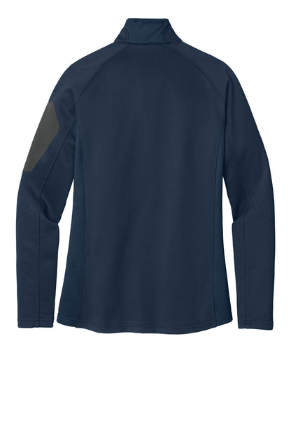 Eddie Bauer Women's 1/2-Zip Performance Fleece. EB235 River Blue Navy