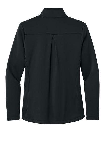 Eddie Bauer Women's Smooth Mid Layer Fleece 1/2-Zip EB2370 Black