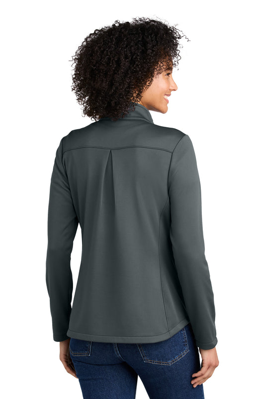 Eddie Bauer Women's Smooth Mid Layer Fleece 1/2-Zip EB2370 Iron Gate