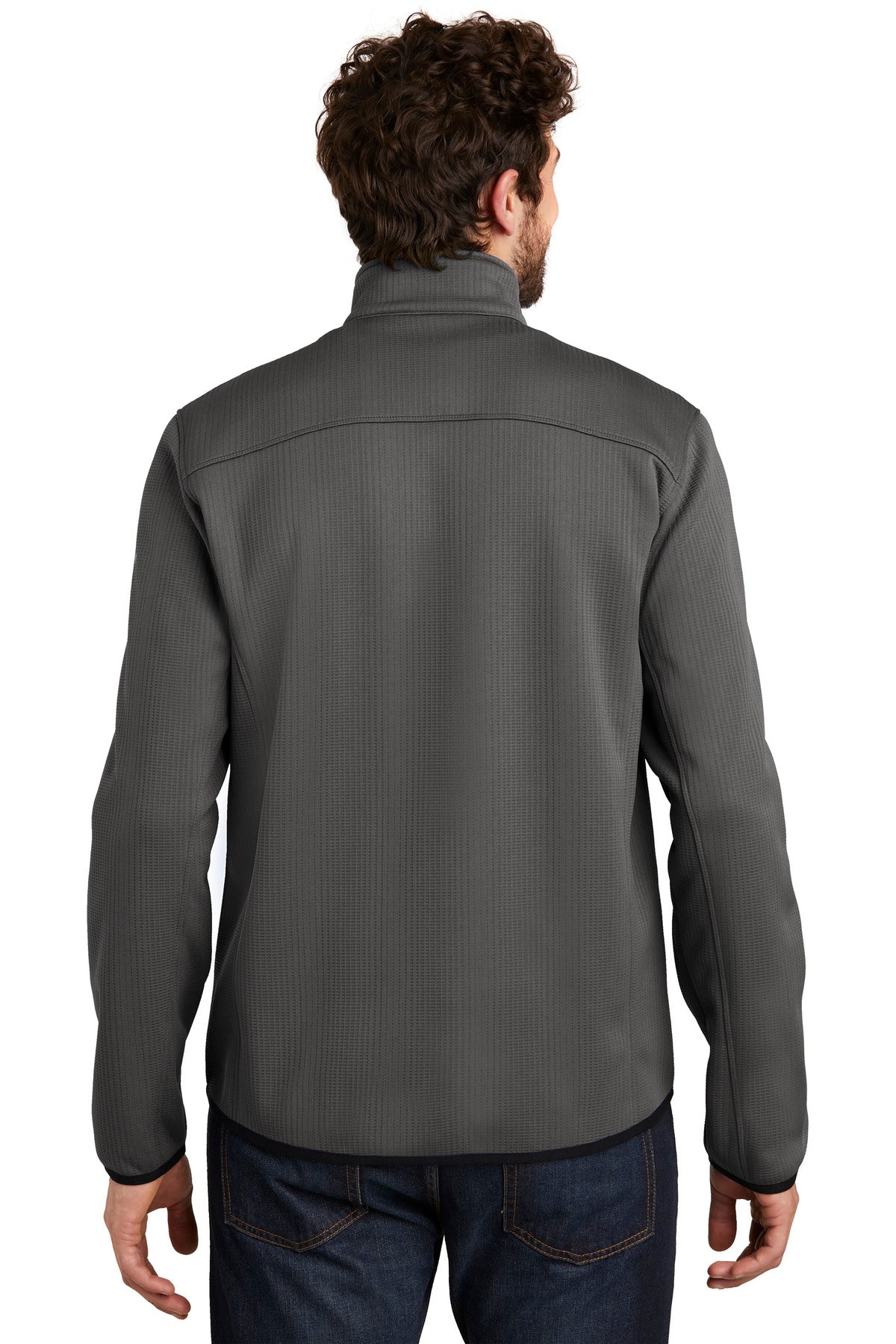 Eddie Bauer Dash Full-Zip Fleece Jacket EB242 Grey Steel