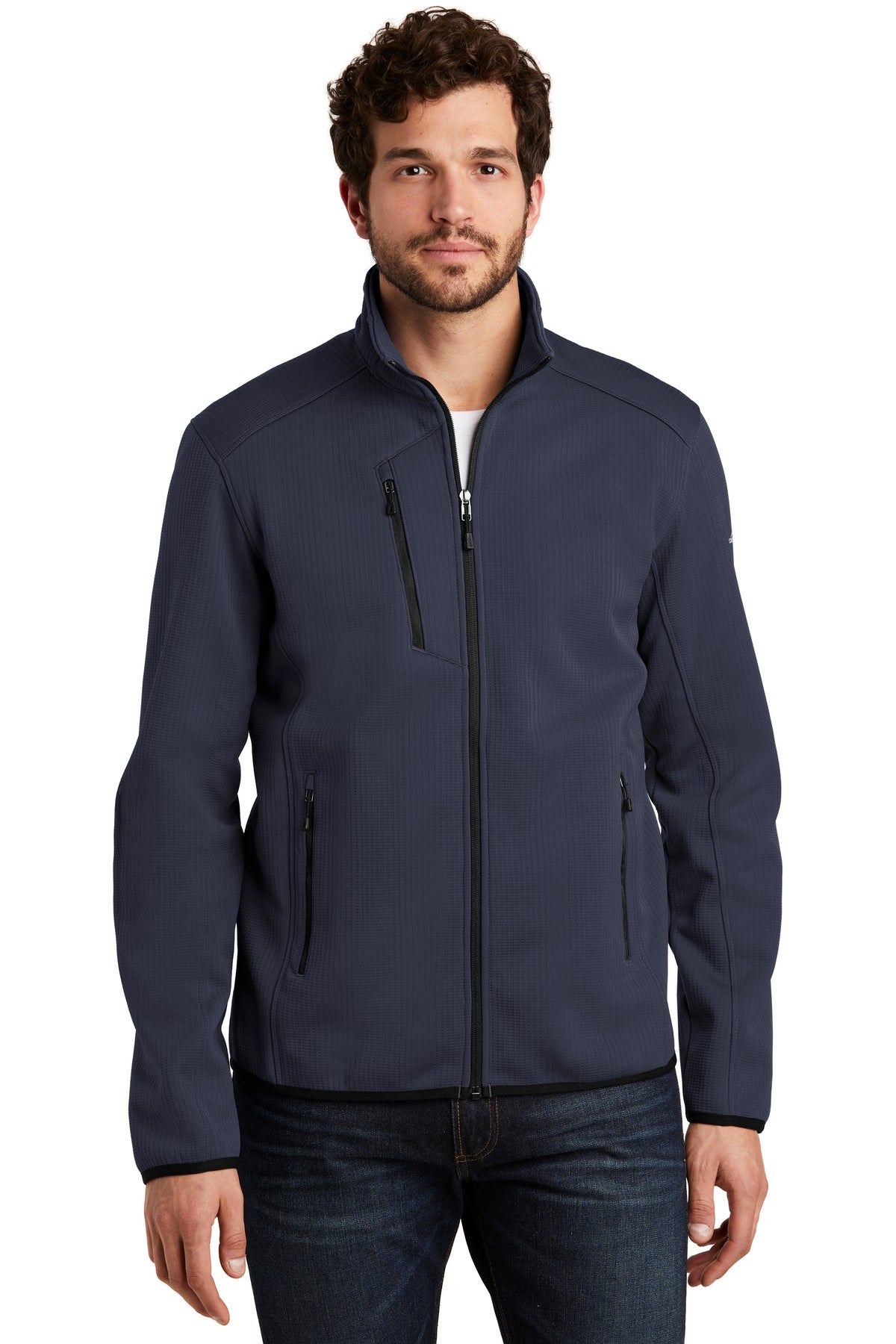 Eddie Bauer  Dash Full-Zip Fleece Jacket. EB242 River Blue Navy