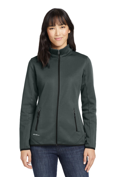 Eddie Bauer Women's Dash Full-Zip Fleece Jacket EB243 Grey Steel